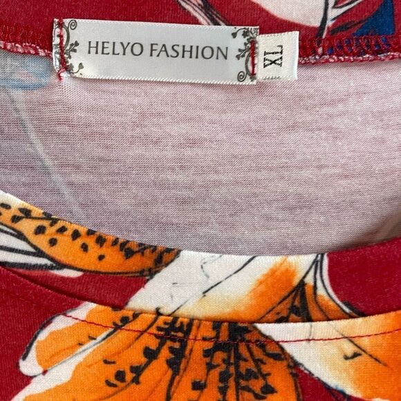 Helyo Fashion Womens Swing Dresses (2) Floral Cottagecore Boho Size XL - Picture 3 of 9